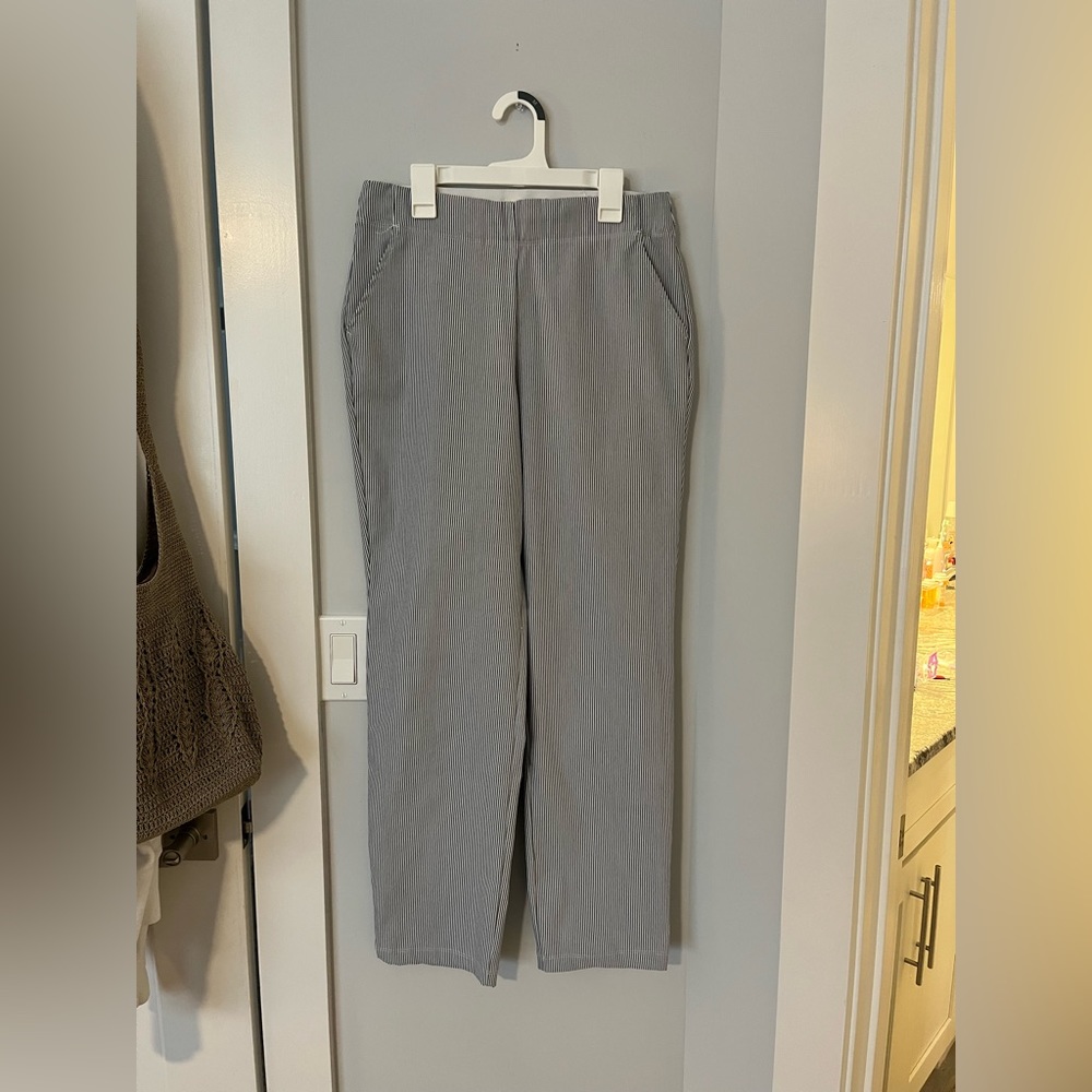 Pinstripe Work Pants